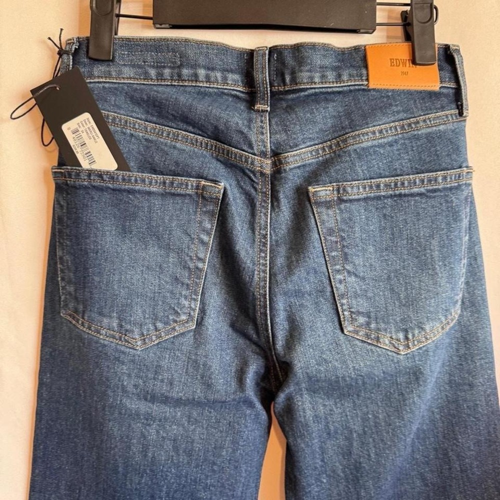 NWT Edwin brand jeans straight leg denim ankle pants - Picture 4 of 6